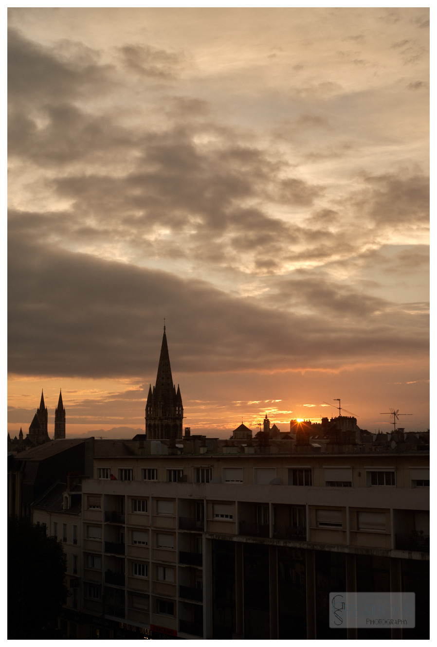 Sunset in Caen
