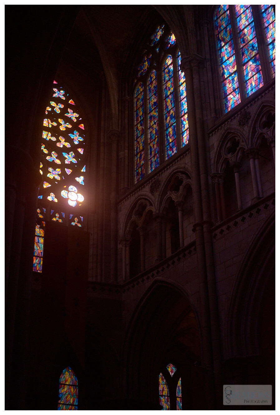 Windows of Cathédrale Saint-Vincent-de-Saragosse de Saint-Malo